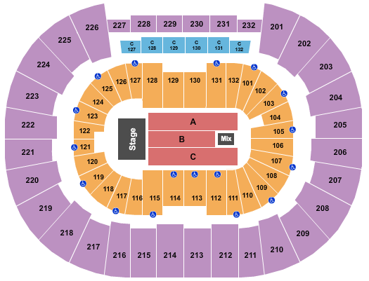 Legacy Arena Trans-Siberian Orchestra Seating Chart