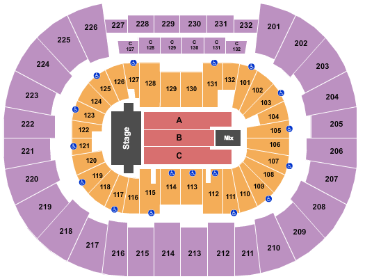 Legacy Arena Trans-Siberian Orchestra Seating Chart